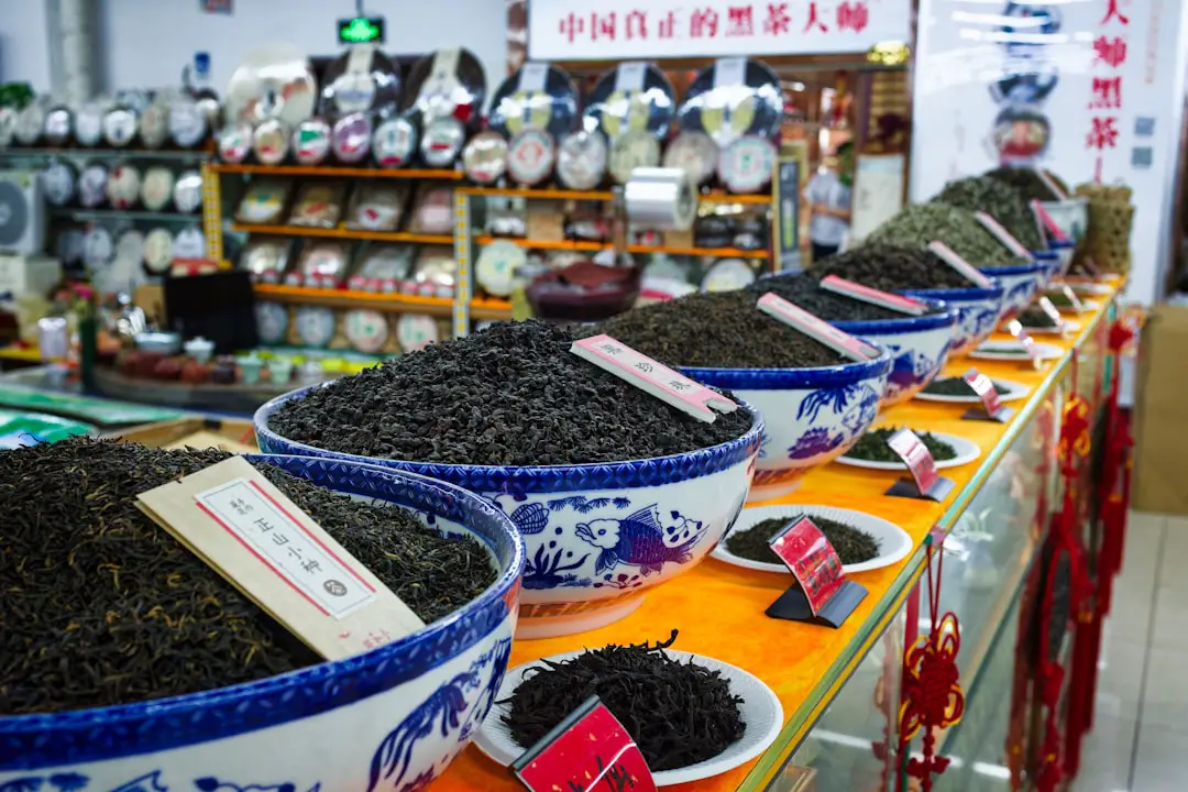 A store filled with lots of bowls filled with dirt