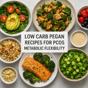 Featured image for 10 Low Carb Pegan Recipes for PCOS Metabolic Flexibility 2026