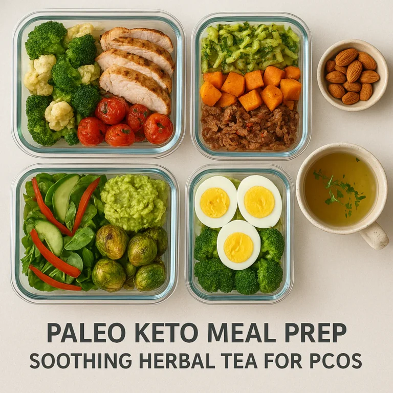 Featured image for 7-Day Sustainable Paleo Keto Meal Prep for PCOS Sothing Teas 2026